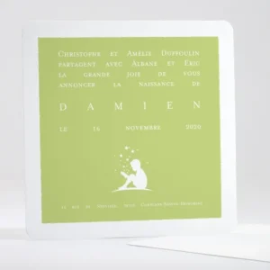 Faire-part de naissance Comme dans un livre*Faire-part Elégant Online