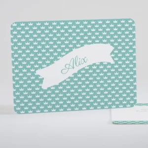 Faire-part de naissance Couronnes*Faire-part Elégant Fashion