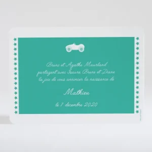 Faire-part de naissance Colonne d'etoiles*Faire-part Elégant Discount