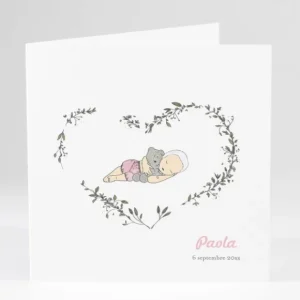 Faire-part de naissance Coeur de vie*Faire-part Elégant Fashion