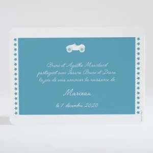Faire-part de naissance Colonne d'etoiles*Faire-part Elégant Discount