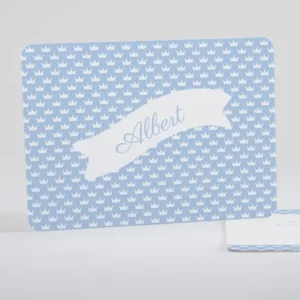 Faire-part de naissance Couronnes*Faire-part Elégant Fashion