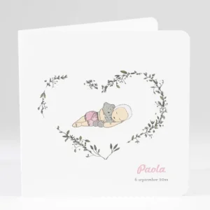 Faire-part de naissance Coeur de vie*Faire-part Elégant Fashion