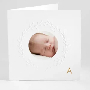 Faire-part de naissance Couronnement*Faire-part Elégant Hot