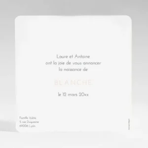 Faire-part de naissance Conte de fees or*Faire-part Elégant Clearance
