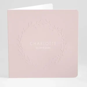 Faire-part de naissance Couronne prenom*Faire-part Elégant Outlet