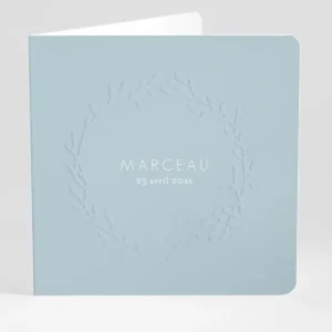 Faire-part de naissance Couronne prenom*Faire-part Elégant Outlet