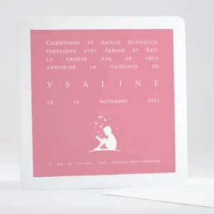 Faire-part de naissance Comme dans un livre*Faire-part Elégant Online