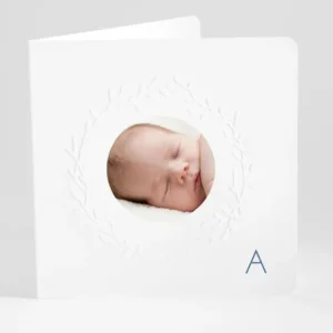 Faire-part de naissance Couronnement*Faire-part Elégant Hot
