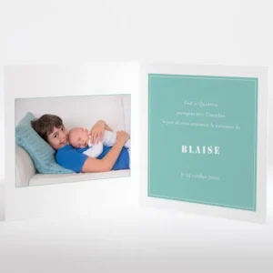 Faire-part de naissance Croquis polaroid*Faire-part Elégant New