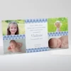 Faire-part de naissance Damier*Faire-part Elégant Discount