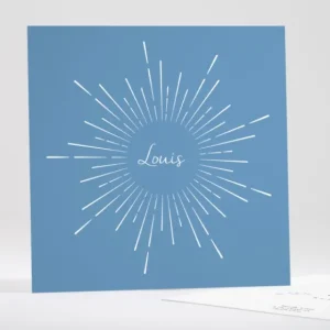 Faire-part de naissance Delicieux rayons*Faire-part Elégant Outlet