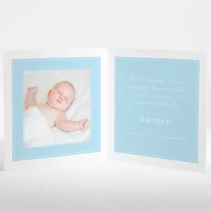 Faire-part de naissance Dessin bebe chic allonge*Faire-part Elégant Best
