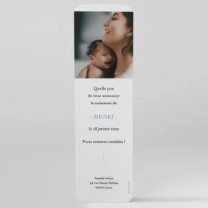 Faire-part de naissance Depouillement*Faire-part Elégant Sale