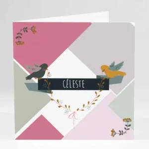 Faire-part de naissance Deco*Faire-part Elégant Clearance