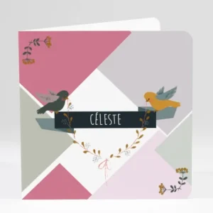 Faire-part de naissance Deco*Faire-part Elégant Clearance