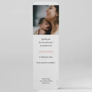 Faire-part de naissance Depouillement*Faire-part Elégant Sale