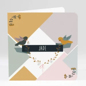 Faire-part de naissance Deco*Faire-part Elégant Clearance