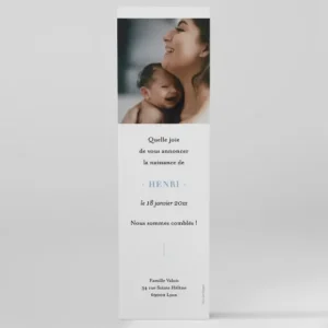 Faire-part de naissance Depouillement*Faire-part Elégant Sale