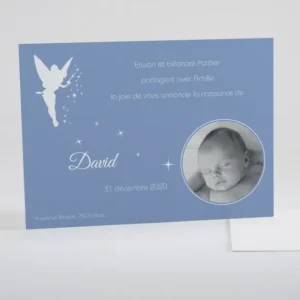 Faire-part de naissance Douce fee aux etoiles*Faire-part Elégant Sale