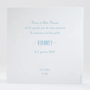 Faire-part de naissance Douce planete*Faire-part Elégant Outlet