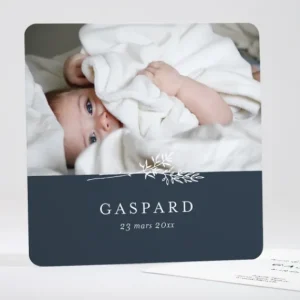 Faire-part de naissance Doux brin*Faire-part Elégant Discount
