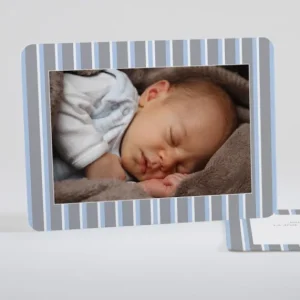 Faire-part de naissance Double rayure elegante*Faire-part Elégant Hot