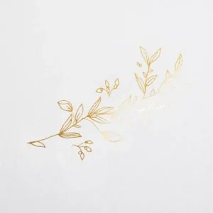 Faire-part de naissance Douceur doree rond*Faire-part Elégant Outlet