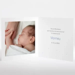 Faire-part de naissance Douce nuit*Faire-part Elégant New