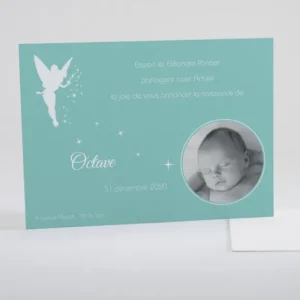 Faire-part de naissance Douce fee aux etoiles*Faire-part Elégant Sale