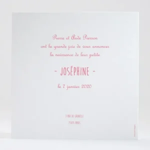 Faire-part de naissance Douce planete*Faire-part Elégant Outlet