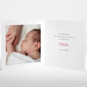 Faire-part de naissance Douce nuit*Faire-part Elégant New