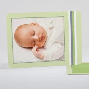 Faire-part de naissance Douces rayures*Faire-part Elégant Outlet