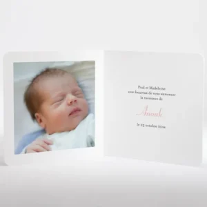 Faire-part de naissance Doux sommeil*Faire-part Elégant Online