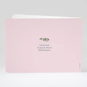 Faire-part de naissance Douceur perchee*Faire-part Elégant Online