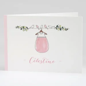 Faire-part de naissance Douceur perchee*Faire-part Elégant Online