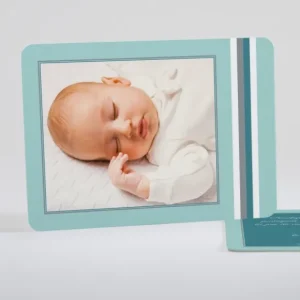 Faire-part de naissance Douces rayures*Faire-part Elégant Outlet