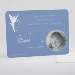 Faire-part de naissance Douce fee aux etoiles*Faire-part Elégant Sale