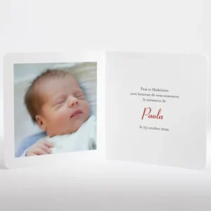 Faire-part de naissance Doux sommeil*Faire-part Elégant Online
