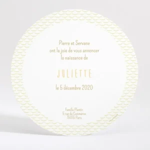 Faire-part de naissance Douce chouette*Faire-part Elégant Hot