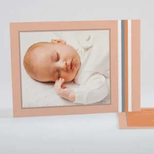 Faire-part de naissance Douces rayures*Faire-part Elégant Outlet