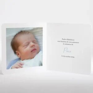 Faire-part de naissance Doux sommeil*Faire-part Elégant Online