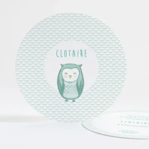 Faire-part de naissance Douce chouette*Faire-part Elégant Hot