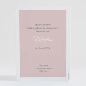 Faire-part de naissance Doux balancement*Faire-part Elégant Discount