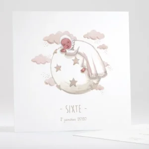 Faire-part de naissance Douce planete*Faire-part Elégant Outlet
