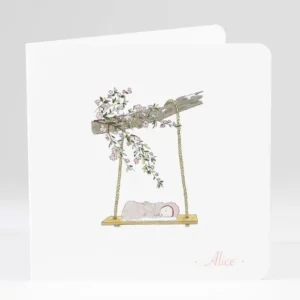Faire-part de naissance Doux balancement photo*Faire-part Elégant Outlet