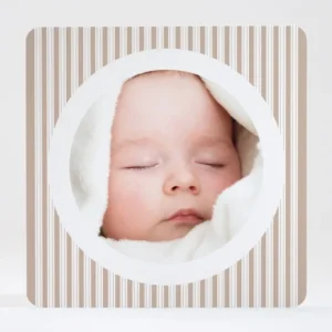 Faire-part de naissance Double rayures Garcon*Faire-part Elégant Outlet