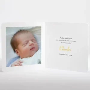 Faire-part de naissance Doux sommeil*Faire-part Elégant Online
