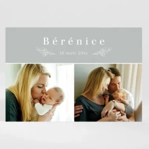 Faire-part de naissance Efflorescence*Faire-part Elégant Online