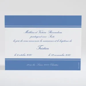 Faire-part de naissance Elegance vitaminee*Faire-part Elégant Best